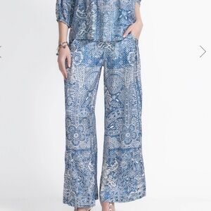 Johnny Was Lauchan Silk Pant size Small New